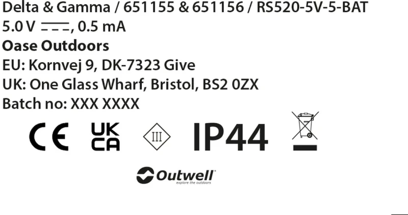 Outwell Gamma Lichtsnoer Kleurenmix 20 Lampen - 2 Meter 6 Outwell Gamma Lichtsnoer Kleurenmix 20 Lampen - 2 Meter - Afbeelding 4