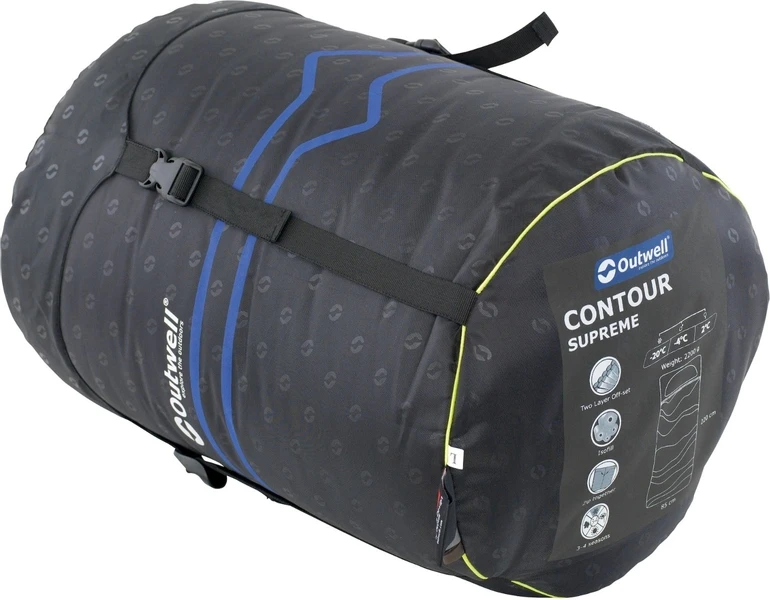 Outwell Contour Supreme Slaapzak - Grijs 13 Outwell Contour Supreme Slaapzak - Grijs - Afbeelding 11