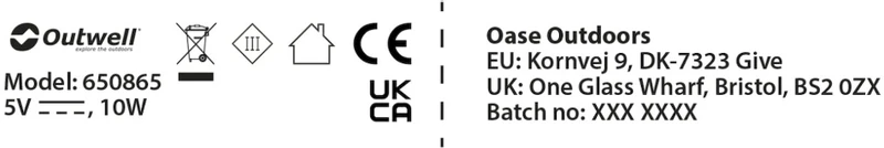 Outwell Orion Lux Cream Hanglamp Opvouwbaar - Wit 7 Outwell Orion Lux Cream Hanglamp Opvouwbaar - Wit - Afbeelding 5