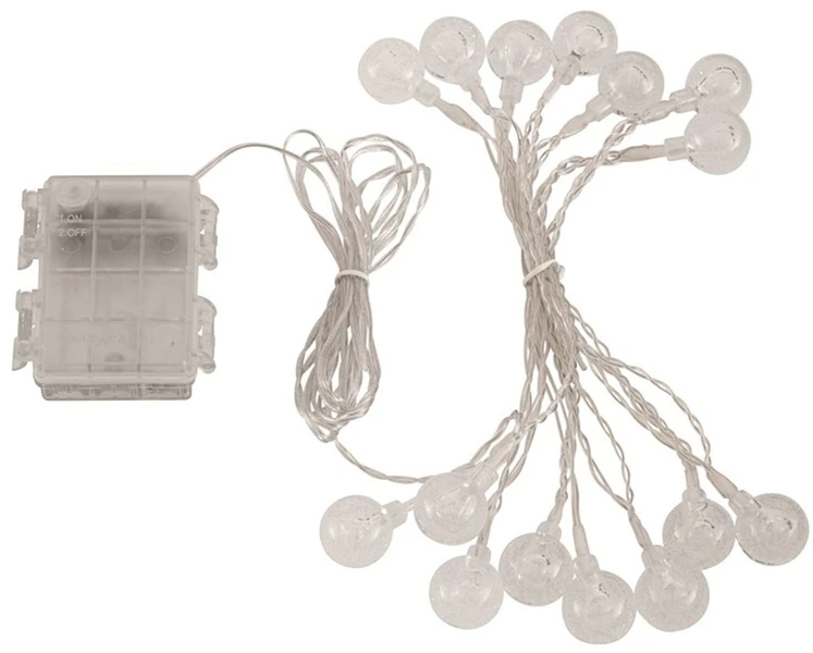 Easy Camp Globe Lichtsnoer Kleurenmix 15 Lampen - 2 Meter 4 Easy Camp Globe Lichtsnoer Kleurenmix 15 Lampen - 2 Meter - Afbeelding 2