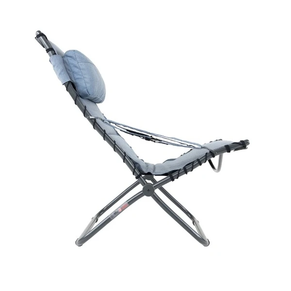 Crespo Tex Comfort AP-262 Loungestoel - Blauw 7 Crespo Tex Comfort AP-262 Loungestoel - Blauw - Afbeelding 5