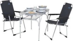 Bo-Camp Premium 90 X 60 Koffermodel Campingtafel - Grijs -Buiten kamperen 1404402 14 resultaat