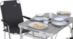 Bo-Camp Premium 90 X 60 Koffermodel Campingtafel - Grijs -Buiten kamperen 1404402 15 resultaat
