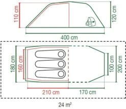 Coleman Laramie Blackout Tunneltent - 2 Persoons -Buiten kamperen 1573 1900 coleman laramie blackout tunneltent 2 persoons 8