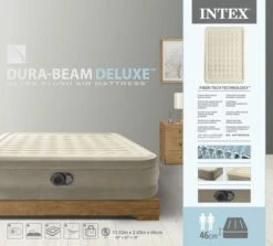 Intex Ultra Plush Luchtbed - Queensize - Ingebouwde Elektrische Pomp -Buiten kamperen 1714 1900 64428nd pkg 2023 300