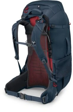 Osprey Farpoint Trek Pack Rugzak - Blauw - 55 Liter -Buiten kamperen 1900 1425 farpointtrekpack55 s22 sideback mutedspaceblue 10003693