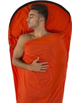 Sea To Summit Reactor Extreme Thermolite Mummymodel Lakenzak - Oranje -Buiten kamperen 1900 1429 00974419 02