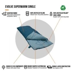 Vango Evolve Superwarm Slaapzak - Blauw -Buiten kamperen 1900 1783 evolve superwarm single 8