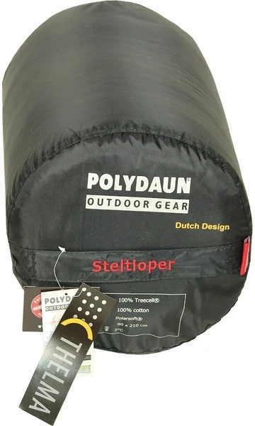 Polydaun Steltloper XL Slaapzak - Antraciet 5 Polydaun Steltloper XL Slaapzak - Antraciet - Afbeelding 3