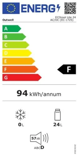 Outwell Ecocool Lite Elektrische Koelbox - 24 Liter - Donkerblauw -Buiten kamperen 1900 950 ecocool blauw 5