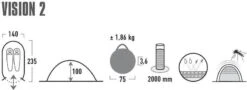 High Peak Vision 2 Pop-up Tent - 2 Persoons - Camouflage 21 High Peak Vision 2 Pop-up Tent - 2 Persoons - Camouflage -Buiten kamperen 440 1200 4001690101080.pt01 1