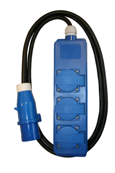 Haba Triple-unit Doos + CEE-stekker 1,5m 3 Haba Triple-unit Doos + CEE-stekker 1,5m