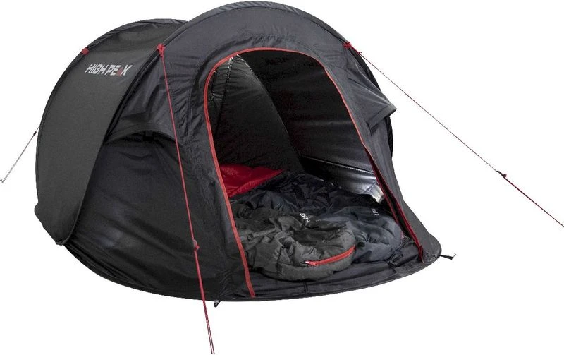 High Peak Vision 2 Pop-up Tent - 2 Persoons - Zwart 5 High Peak Vision 2 Pop-up Tent - 2 Persoons - Zwart - Afbeelding 3