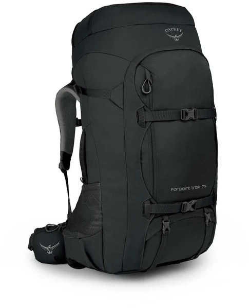 Osprey Farpoint Trek Pack Backpack - 75 Liter - Zwart 3 Osprey Farpoint Trek Pack Backpack - 75 Liter - Zwart