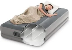 Intex Prestige Mid-Rise Luchtbed - Eenpersoons - Ingebouwde Elektrische Pomp -Buiten kamperen 835 1200 intex twin prestige mid rise luchtbed 1 persoons 3