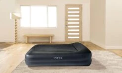Intex Pillow Rest Raised Luchtbed - Queensize - Ingebouwde Elektrische Pomp -Buiten kamperen 899 1514 64124 2