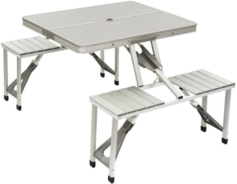 Bo-Camp 136 X 85 Inklapbare Picknicktafel - Aluminium 3 Bo-Camp 136 X 85 Inklapbare Picknicktafel - Aluminium