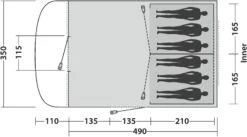 Easy Camp Palmdale 600 Tunneltent - 6 Persoons 34 Easy Camp Palmdale 600 Tunneltent - 6 Persoons -Buiten kamperen 900 1322 d1c7c481 31f5 427b 8016 677c10476fce 1280x960