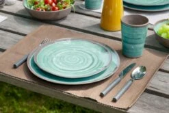 Bo-Camp Halo Melamine Serviesset - 12-delig - Aqua 13 Bo-Camp Halo Melamine Serviesset - 12-delig - Aqua -Buiten kamperen 900 1350 6181392 06