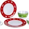 Bo-Camp Happy Camp Melamine Serviesset - 12-delig -Buiten kamperen 900 1358 6181380