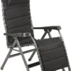 Crespo Air-Deluxe AP-232 Relaxstoel - Zwart -Buiten kamperen 900 706 1104922