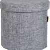 Bo-Camp Urban Outdoor Ottoman Bromley Poef - Grijs -Buiten kamperen 900 711 1609335