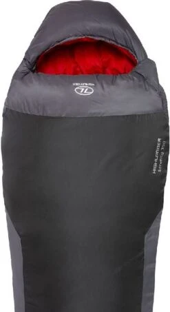 Highlander Serenity 350 Mummy Slaapzak - Charcoal -Buiten kamperen 900 900 sb186 ch top