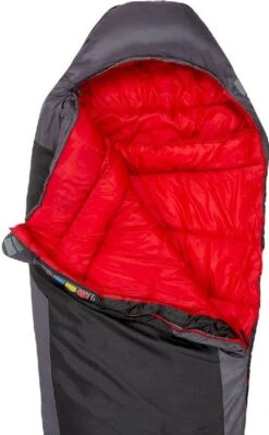 Highlander Serenity 350 Mummy Slaapzak - Charcoal -Buiten kamperen 900 900 sb186 ch topopen