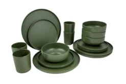 Bo-Camp Patom Melamine Serviesset - 16-delig - Groen