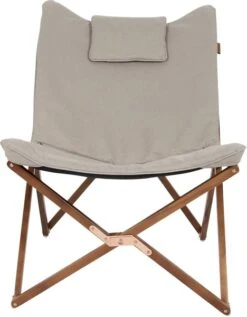Bo-Camp Urban Outdoor Bloomsbury Vlinderstoel - Beige - M -Buiten kamperen bo camp bloomsburry relaxstoel m beige 10