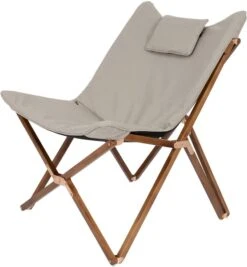 Bo-Camp Urban Outdoor Bloomsbury Vlinderstoel - Beige - M -Buiten kamperen bo camp bloomsburry relaxstoel m beige 1 1