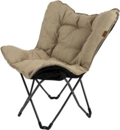 Bo-Camp Urban Outdoor Grainger Vlinderstoel - Beige -Buiten kamperen bo camp grainger vlinderstoel beige 6