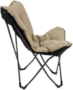 Bo-Camp Urban Outdoor Grainger Vlinderstoel - Beige -Buiten kamperen bo camp grainger vlinderstoel beige 8