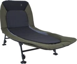 Bo-Camp Sturgeon Opvouwbaar Visbed - Zwart/Groen -Buiten kamperen bo camp opvouwbaar visbed sturgeon zwart groen 1