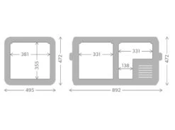 Dometic CFX3 75 Beschermhoes -Buiten kamperen cfx3 75