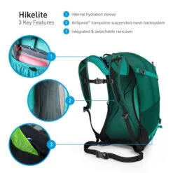 Osprey Hikelite Wandelrugzak - 32 Liter - Zwart 23 Osprey Hikelite Wandelrugzak - 32 Liter - Zwart -Buiten kamperen osprey hikelite 26 features