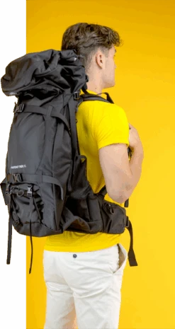 Buiten kamperen -Buiten kamperen osprey75l bart